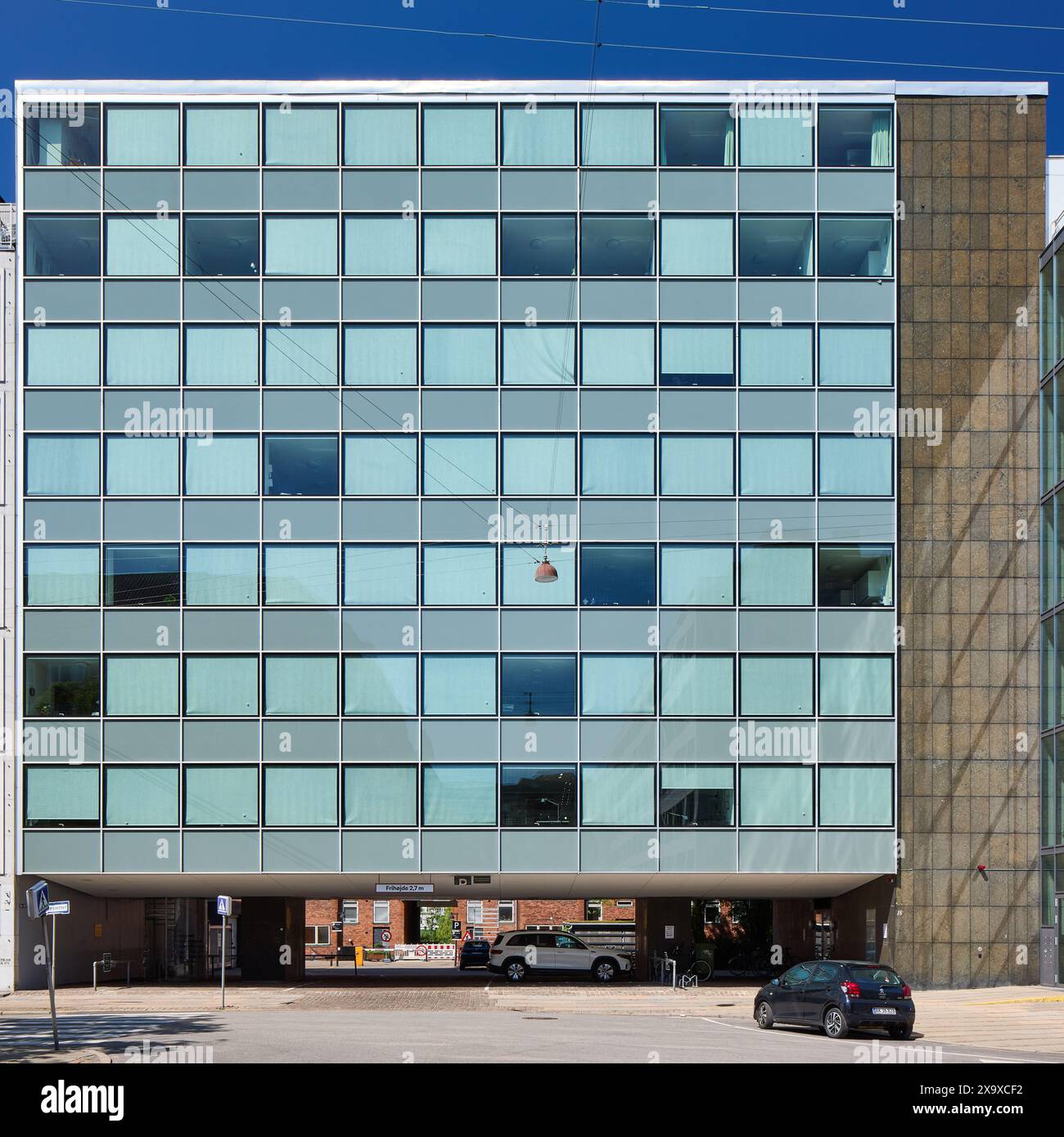 Nyropsgade 18, Kontorhus for Jespersen & Søn (Office Building for Jespersen & Søn), designed by Arne Jacobsen, 1955; Copenhagen, Denmark Stock Photo