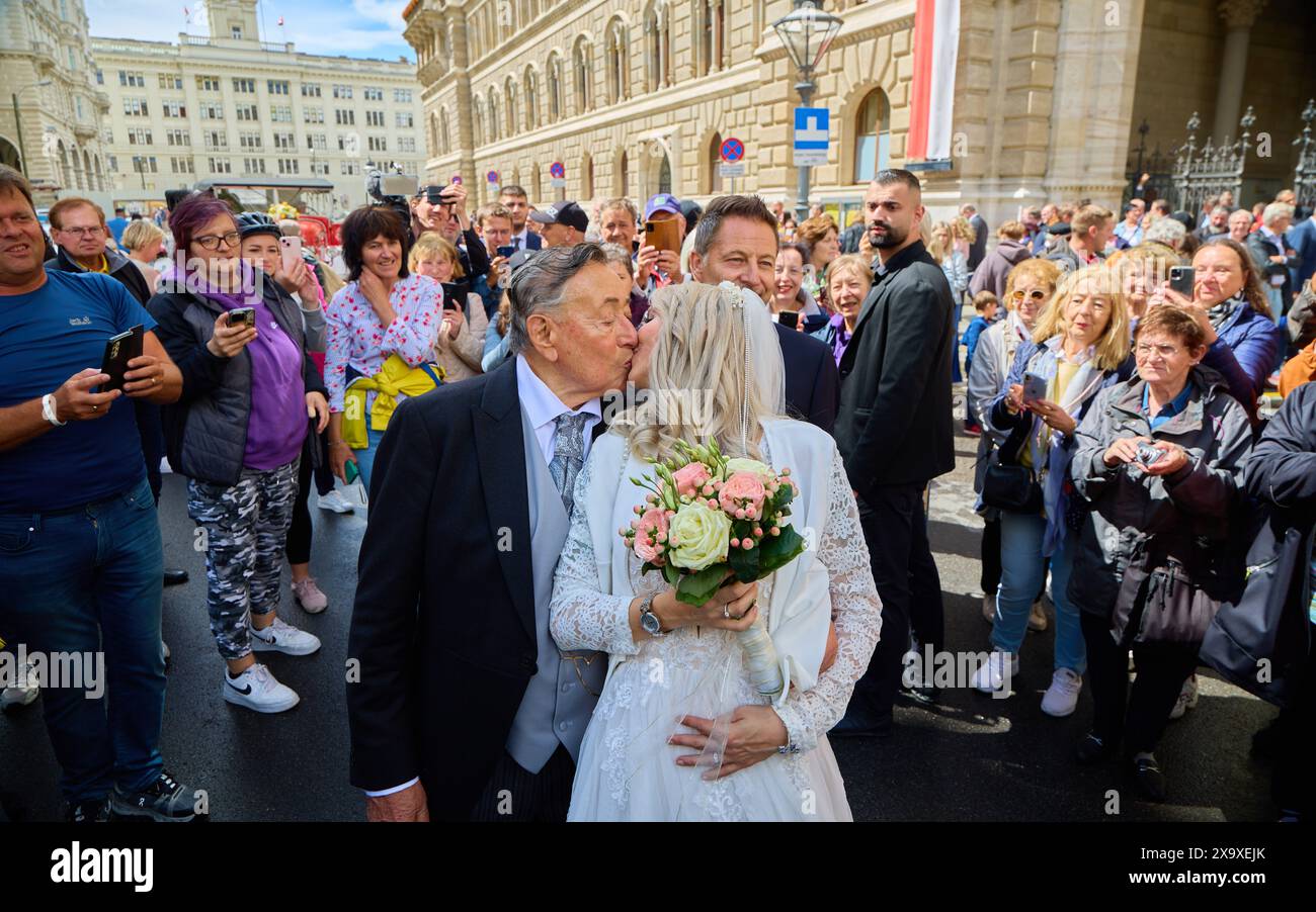 Vienna, Austria. 01st June, 2024. Richard Lugner marries for the 6th ...