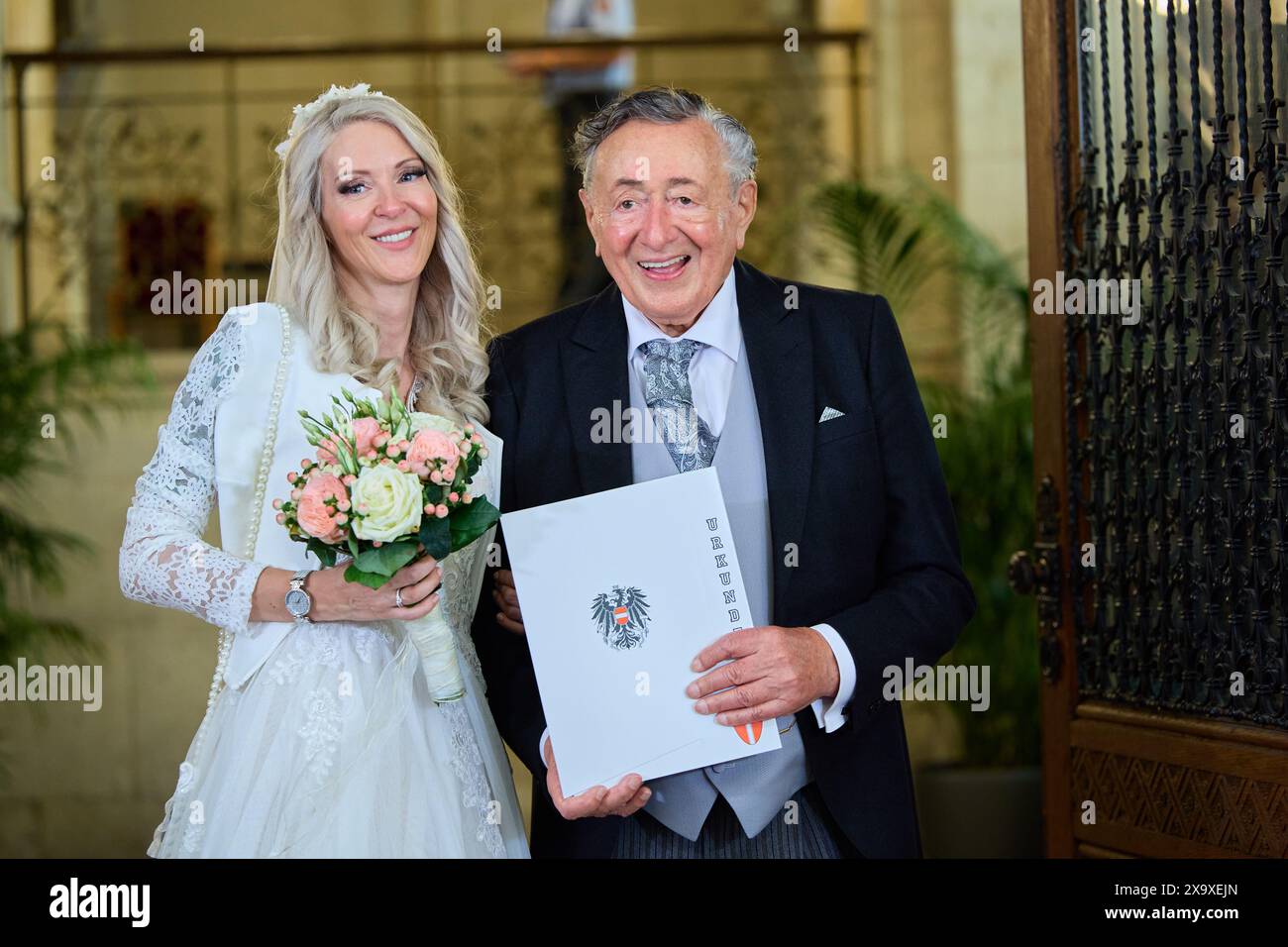 Vienna, Austria. 01st June, 2024. Richard Lugner marries for the 6th ...
