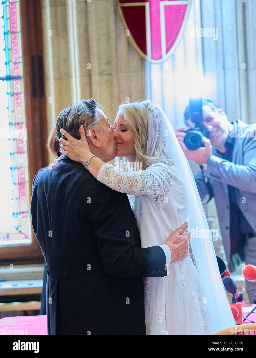 Vienna, Austria. 01st June, 2024. Richard Lugner marries for the 6th ...