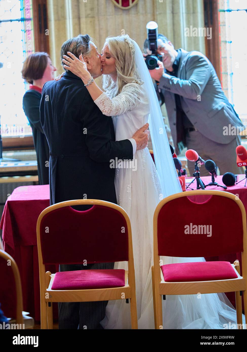 Vienna, Austria. 01st June, 2024. Richard Lugner marries for the 6th ...