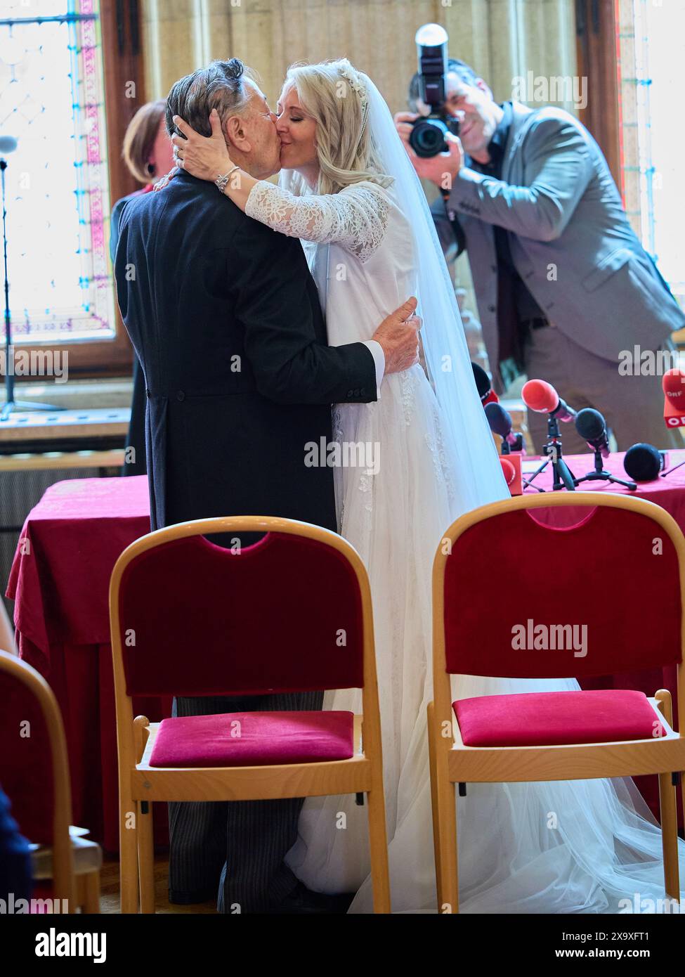 Vienna, Austria. 01st June, 2024. Richard Lugner marries for the 6th ...