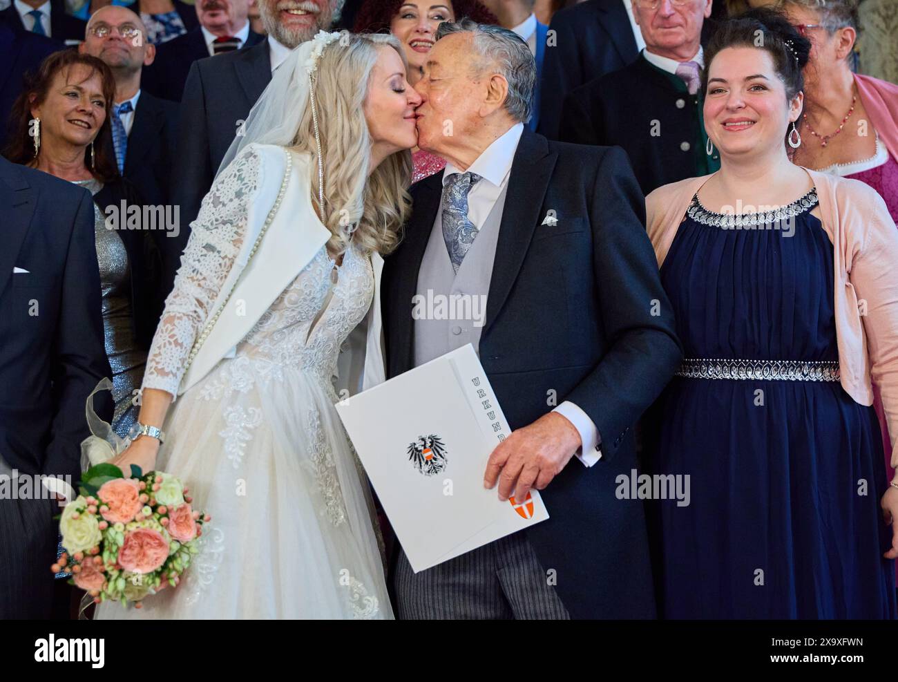 Vienna, Austria. 01st June, 2024. Richard Lugner marries for the 6th ...