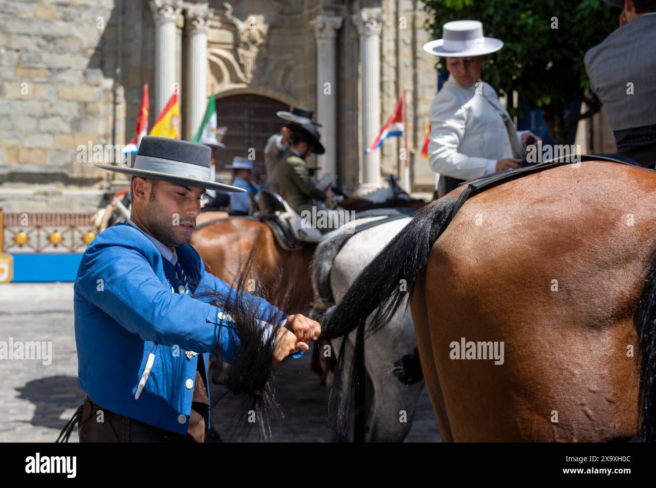 Spanish Riders Crewel Spanish riders hi-res stock photography and images - Alamy