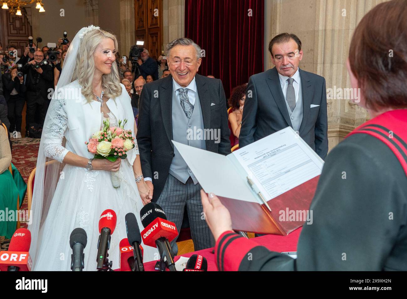 Vienna, Austria. 01st June, 2024. Richard Lugner marries for the 6th ...