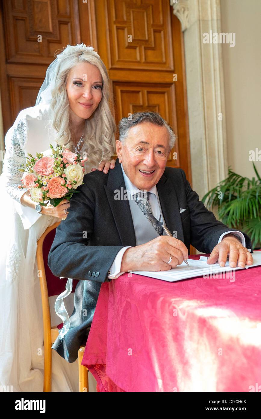 Vienna, Austria. 01st June, 2024. Richard Lugner marries for the 6th ...