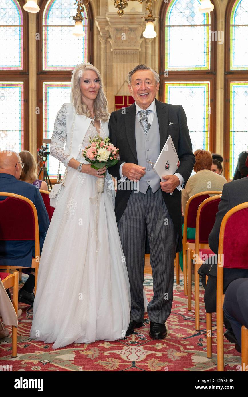 Vienna, Austria. 01st June, 2024. Richard Lugner marries for the 6th ...