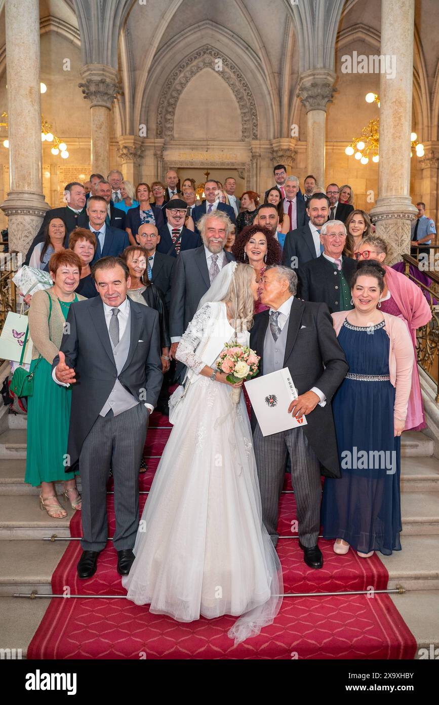 Vienna, Austria. 01st June, 2024. Richard Lugner marries for the 6th ...
