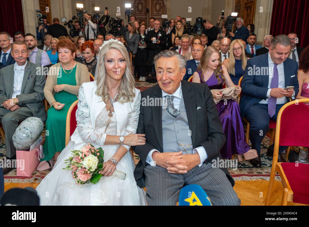 Vienna, Austria. 01st June, 2024. Richard Lugner marries for the 6th ...
