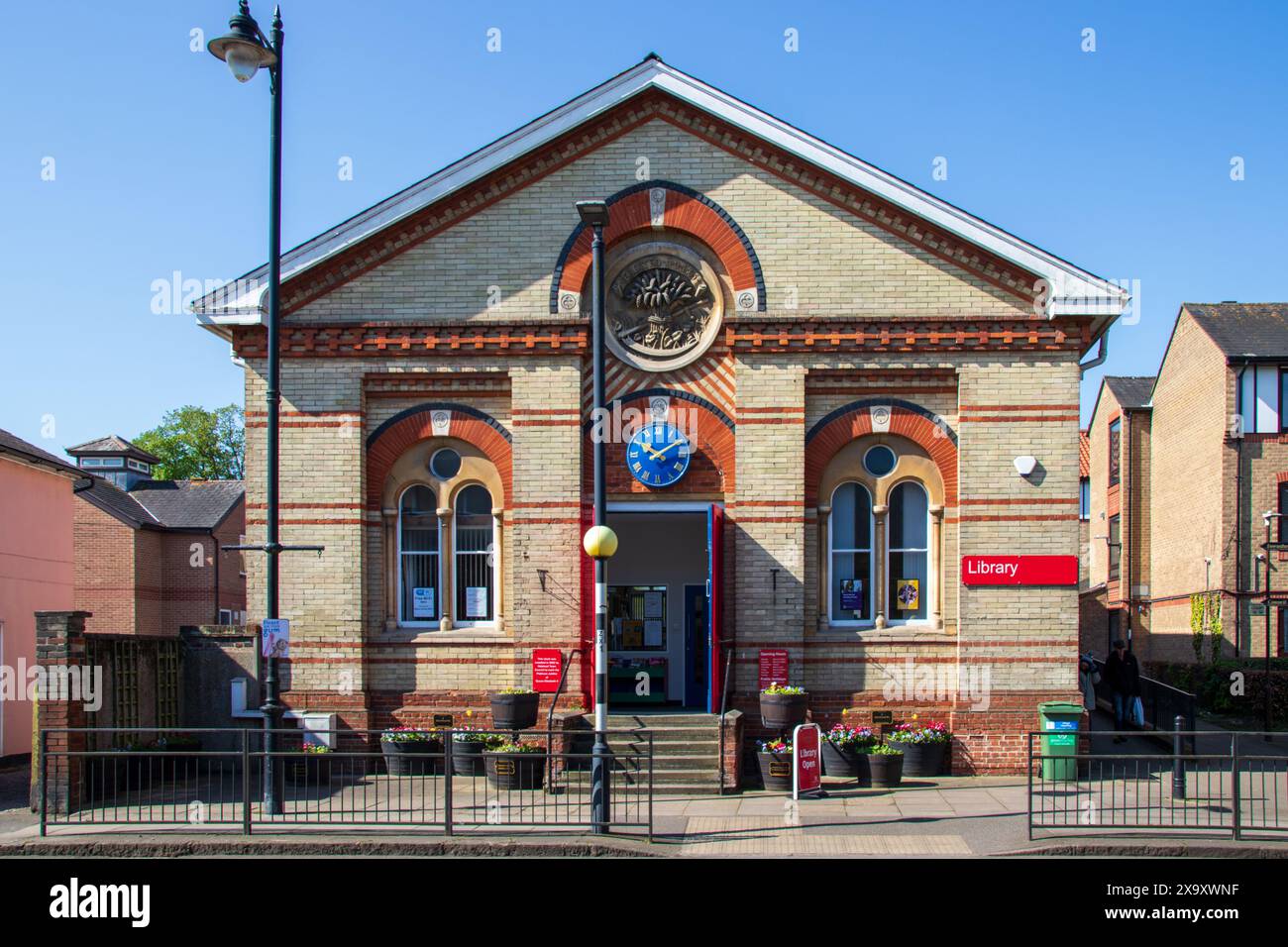 Library in Halstead, Essex, England, UK Stock Photo - Alamy