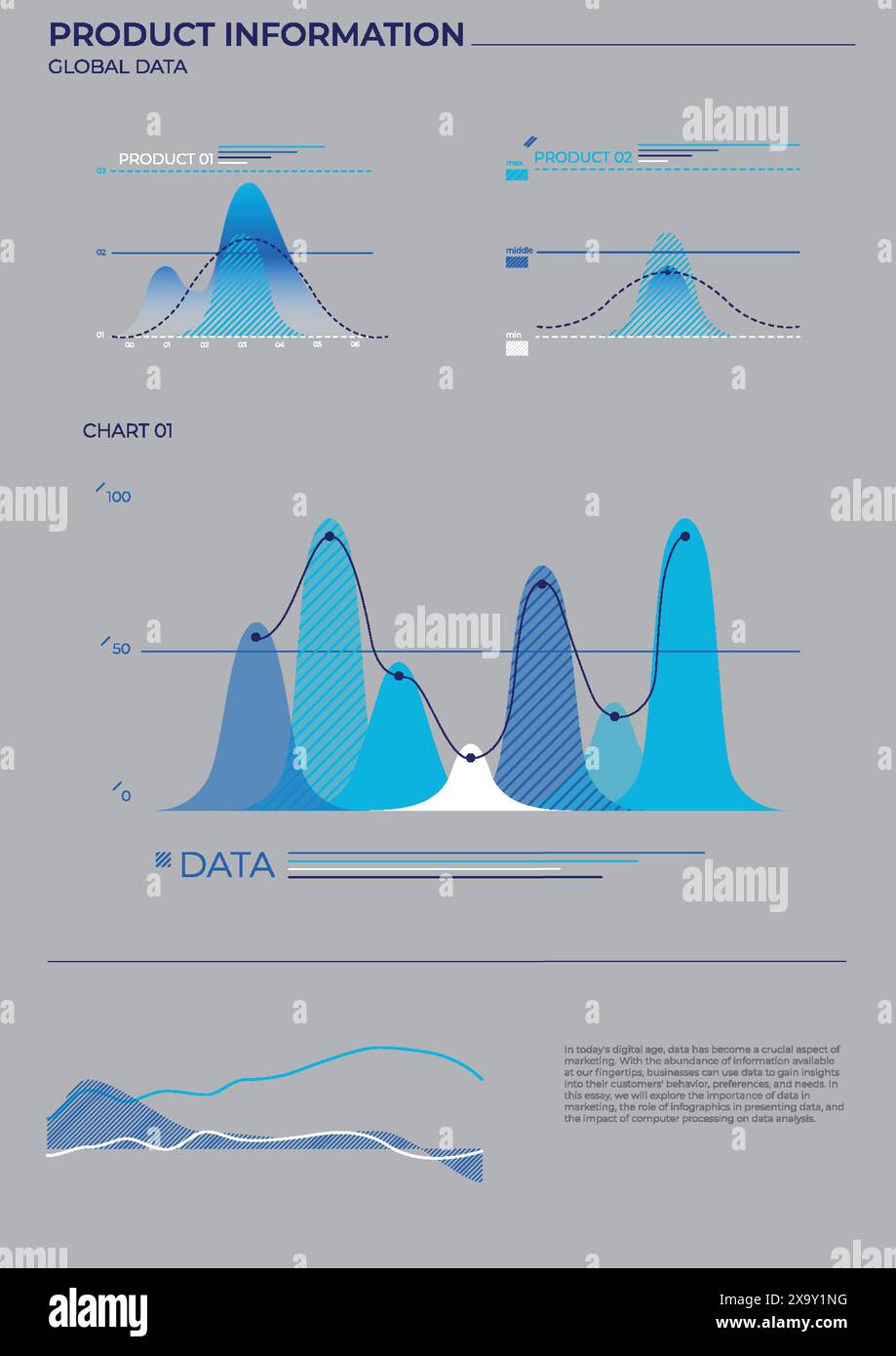 Static Data Chart Design Static charts Cut Out Stock Images & Pictures - Alamy
