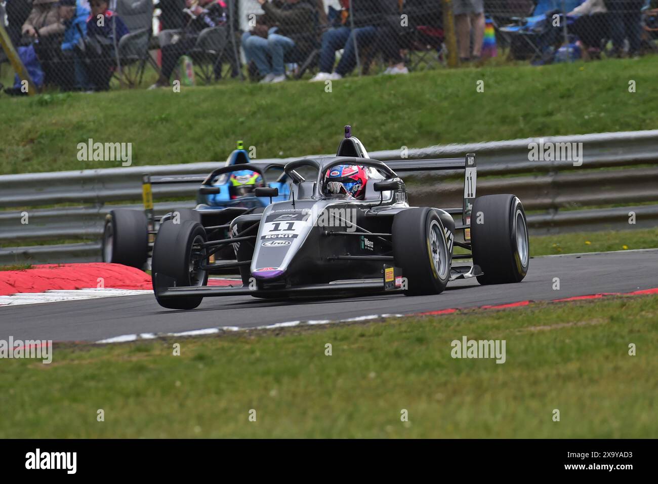 Chloe Chong, JHR Developments, ROKiT F4 British Championship, certified by the FIA, three twenty minute races over the weekend on the Snetterton 300 c Stock Photo