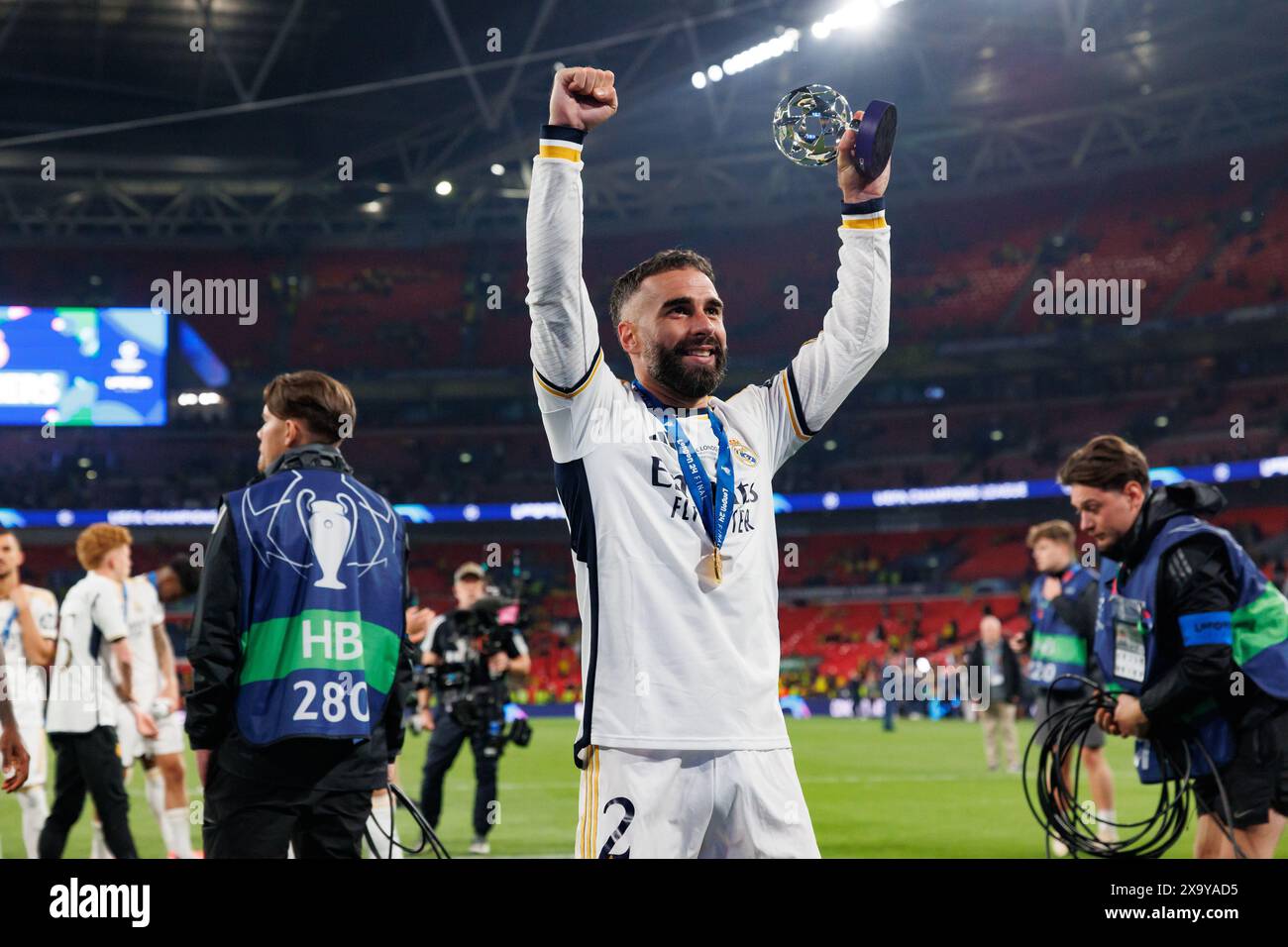 Dani Carvajal during Champions League 2024 final game between Borussia