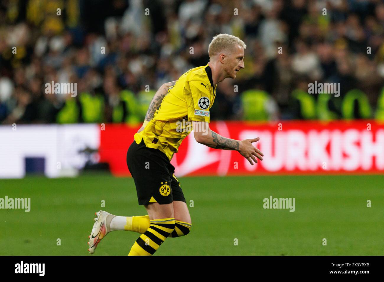 Marco Reus during Champions League 2024 final game between Borussia