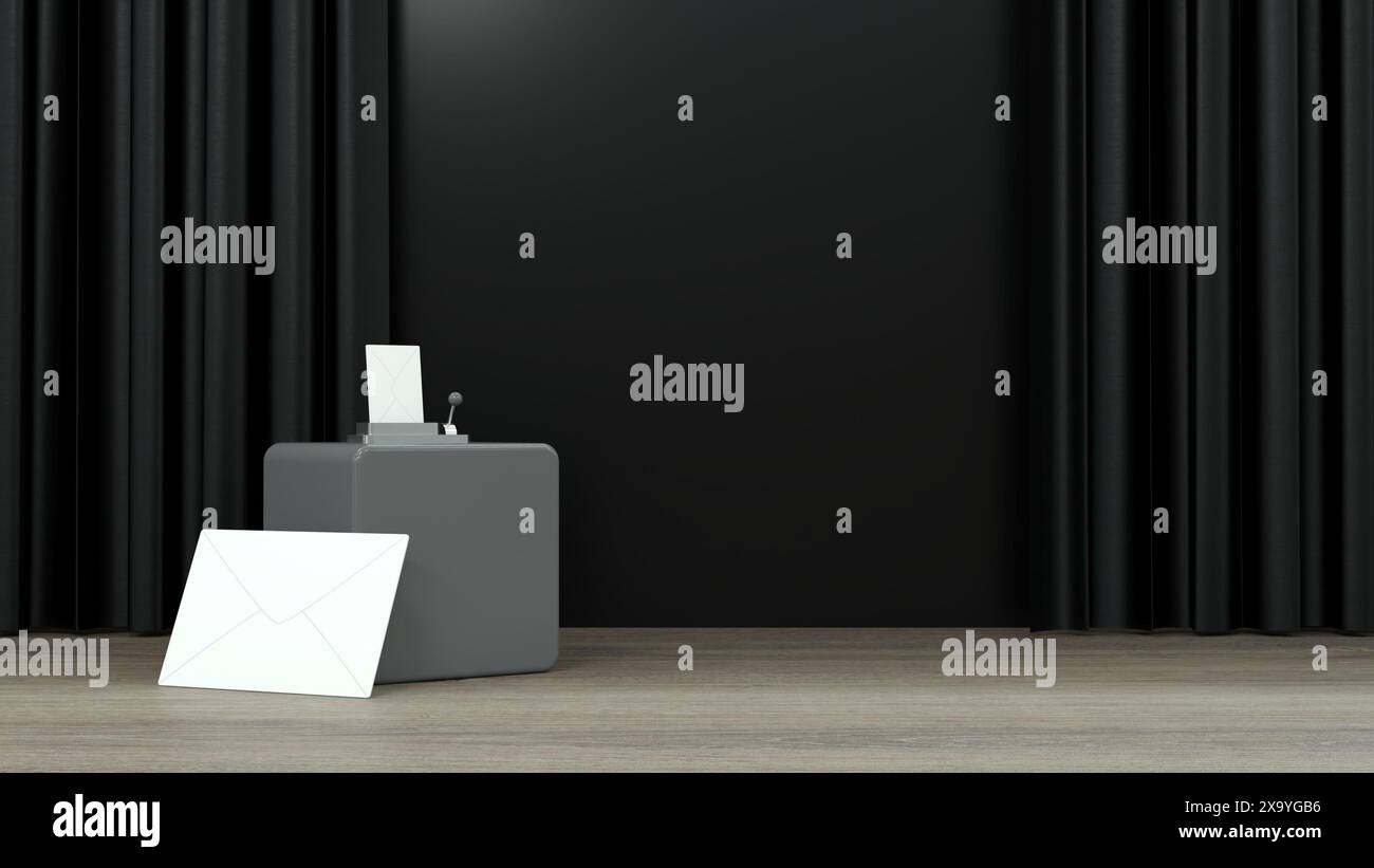 Black ballot box hi-res stock photography and images - Alamy