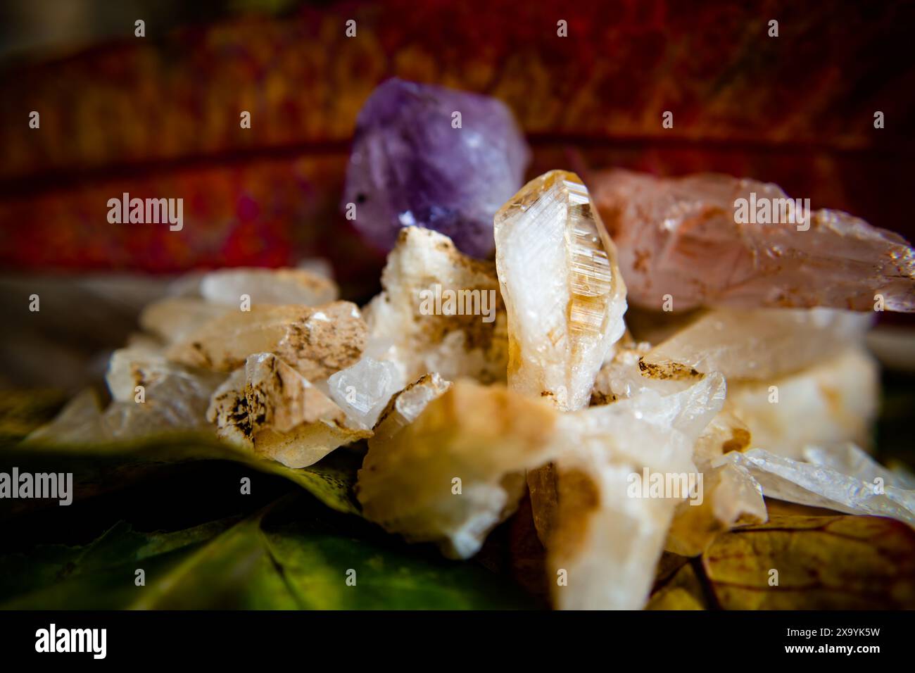 Holistic healing stones variety hi-res stock photography and images - Alamy
