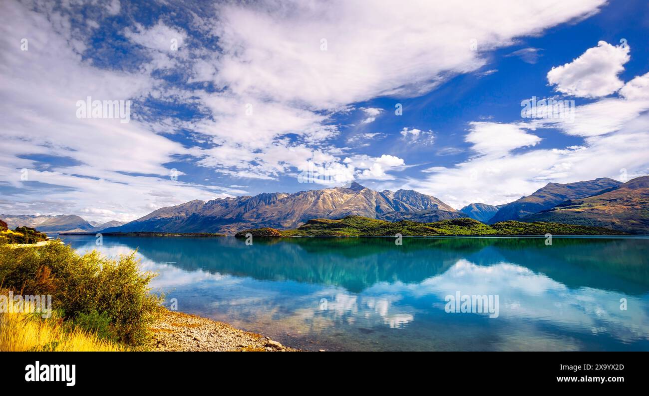 A waterscape landscape Aotearoa, New Zealand Stock Photo