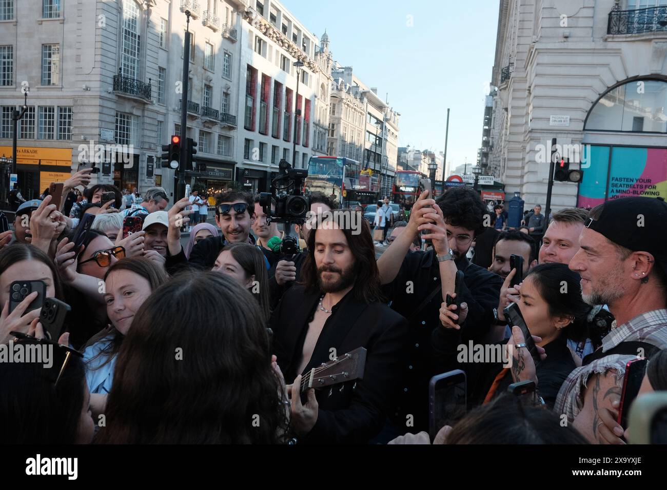 Jared leto with fans hi-res stock photography and images - Alamy