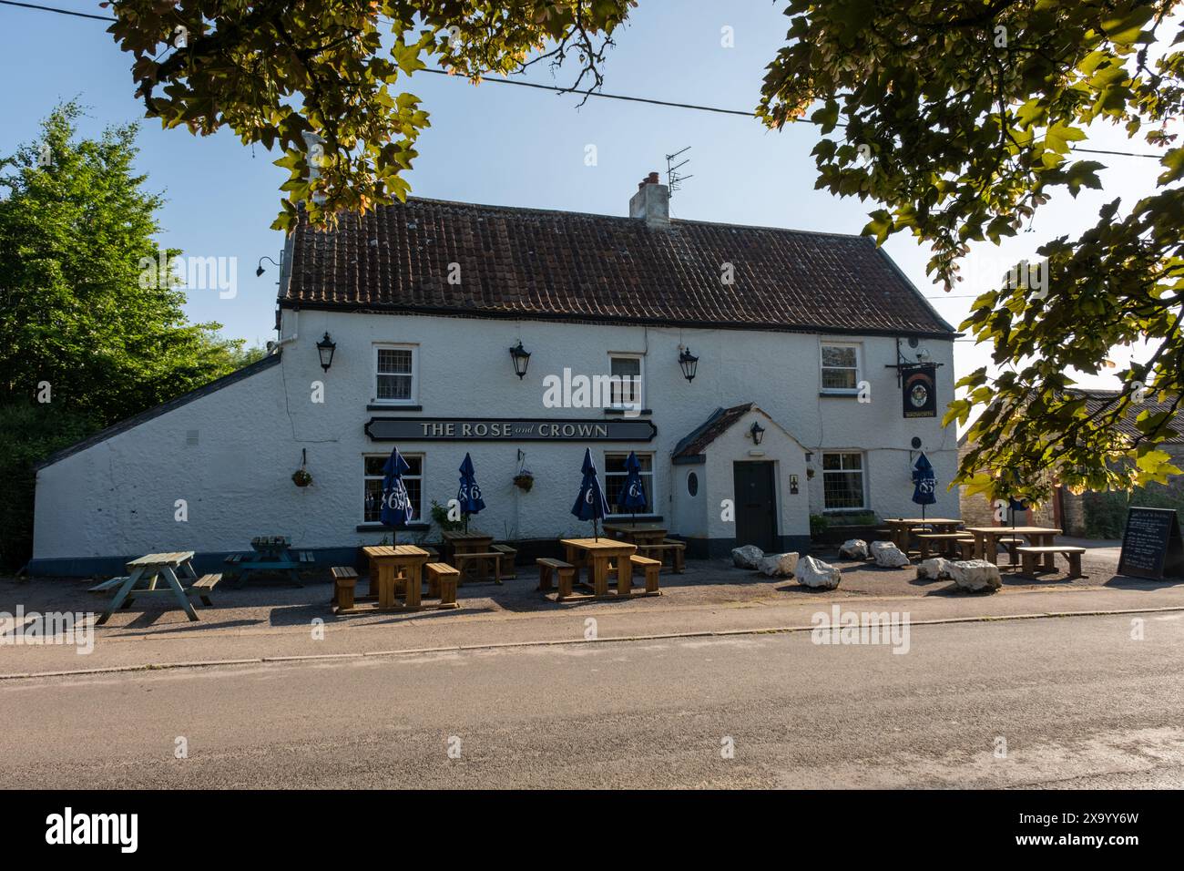 The Rose & Crown pub, Pucklechurch, Bristol, UK Stock Photo Alamy