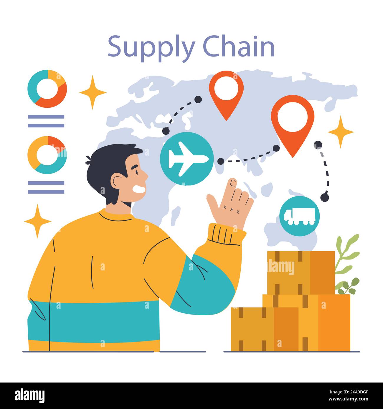 Vertical integration. Company's supply chain optimization and control