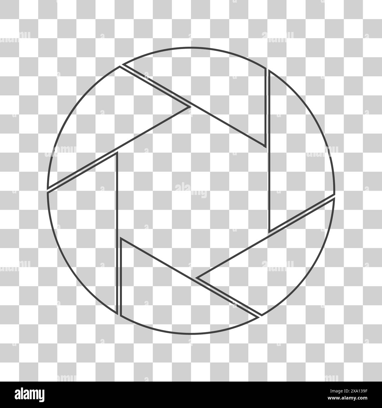 camera aperture icon on white background Stock Vector Image & Art - Alamy