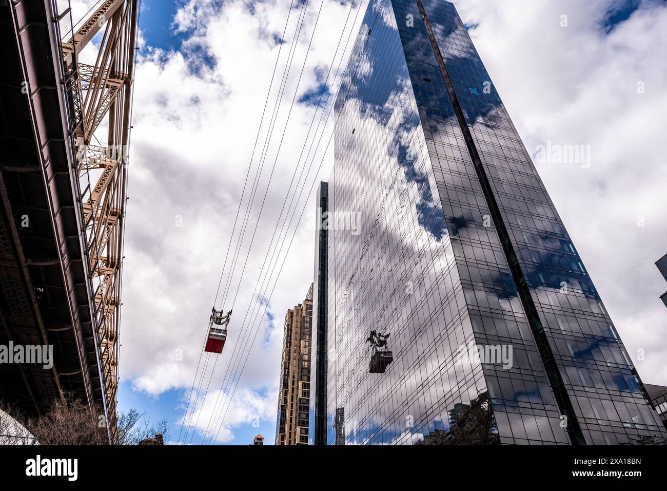 A scenic view of the skyscrapers of New York City Stock Photo
