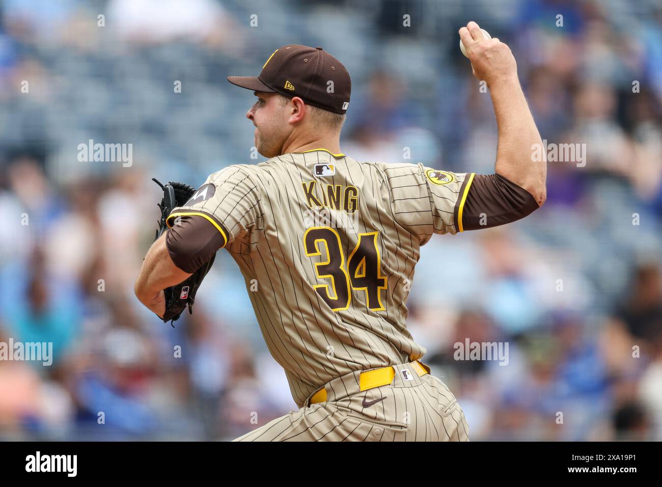 Cs Pitcher Kansas City, MO, USA. 2nd June, 2024. San Diego Padres starting pitcher ...