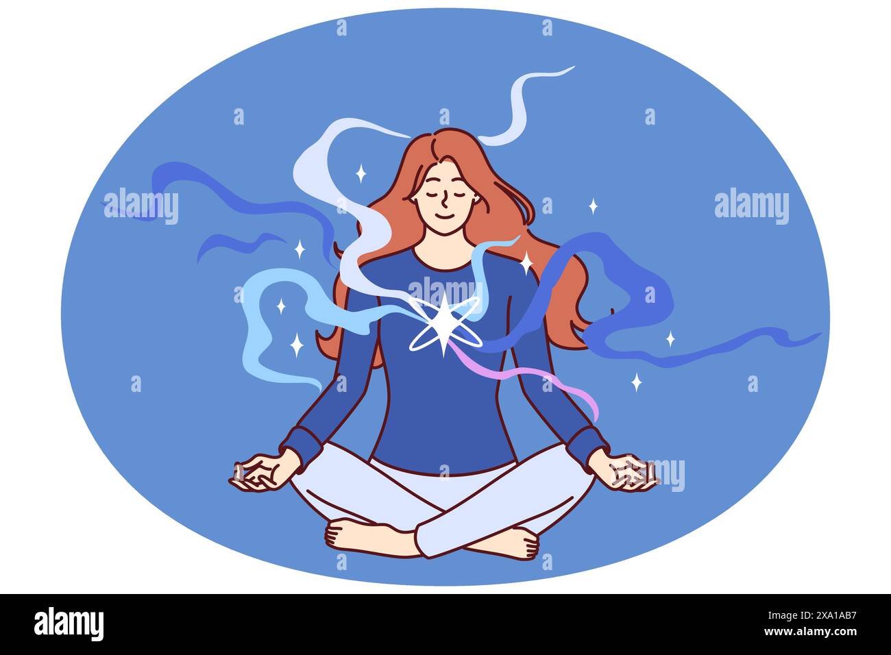 Girl open eyes practice hi-res stock photography and images - Alamy