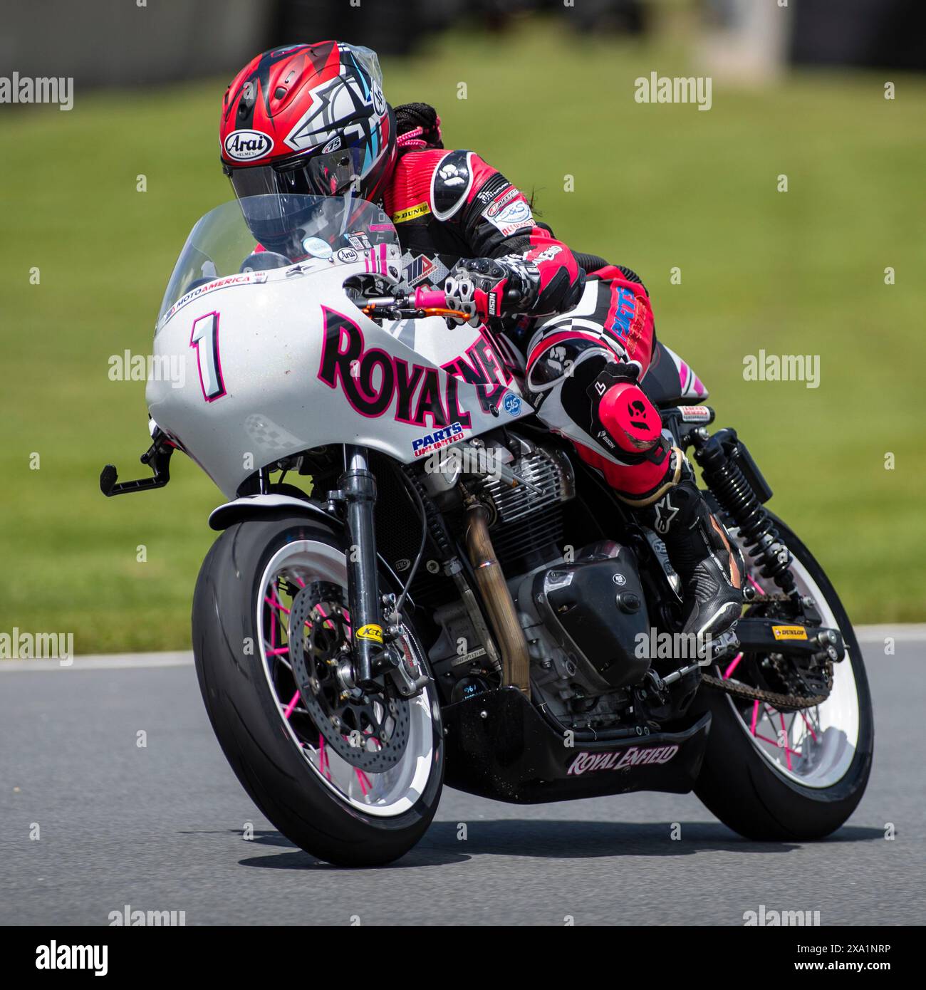 June 02, 2024: Royal Enfield rider #1 Mikayla Moore in action during ...