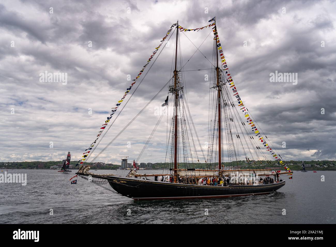 Schooner Bluenose II during the June 2024 Sail GP event in Halifax