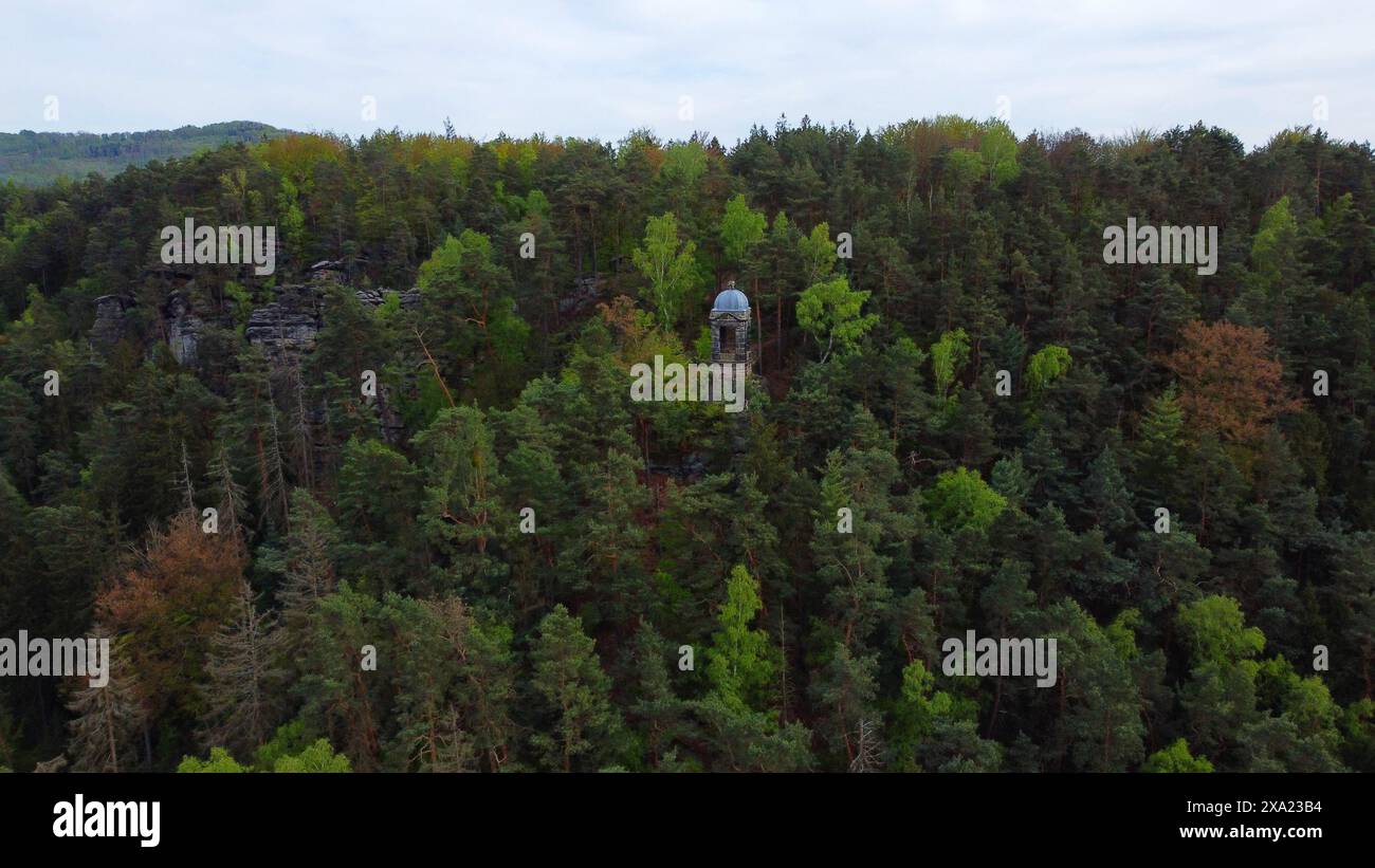 Overhead view vibrant autumn trees hi-res stock photography and images ...