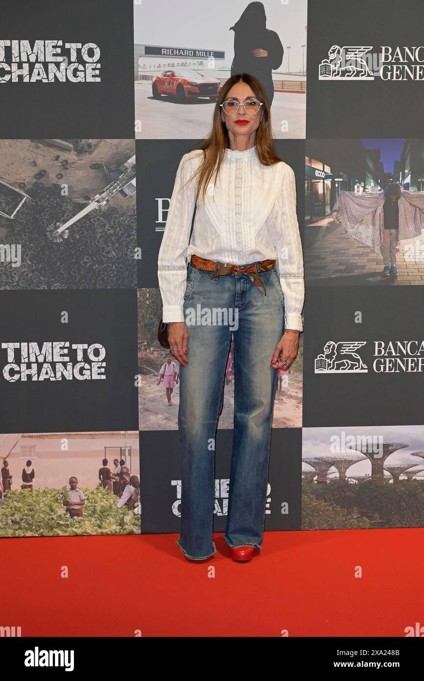 Rome, Italy. 03rd June, 2024. Elda Alvigini attends the red carpet of docufilm 'Time for change' at The Space cinema Moderno. Credit: SOPA Images Limited/Alamy Live News Stock Photo