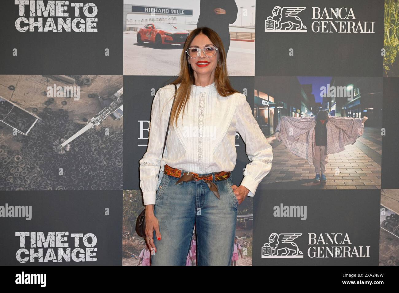 Rome, Italy. 03rd June, 2024. Elda Alvigini attends the red carpet of docufilm 'Time for change' at The Space cinema Moderno. Credit: SOPA Images Limited/Alamy Live News Stock Photo