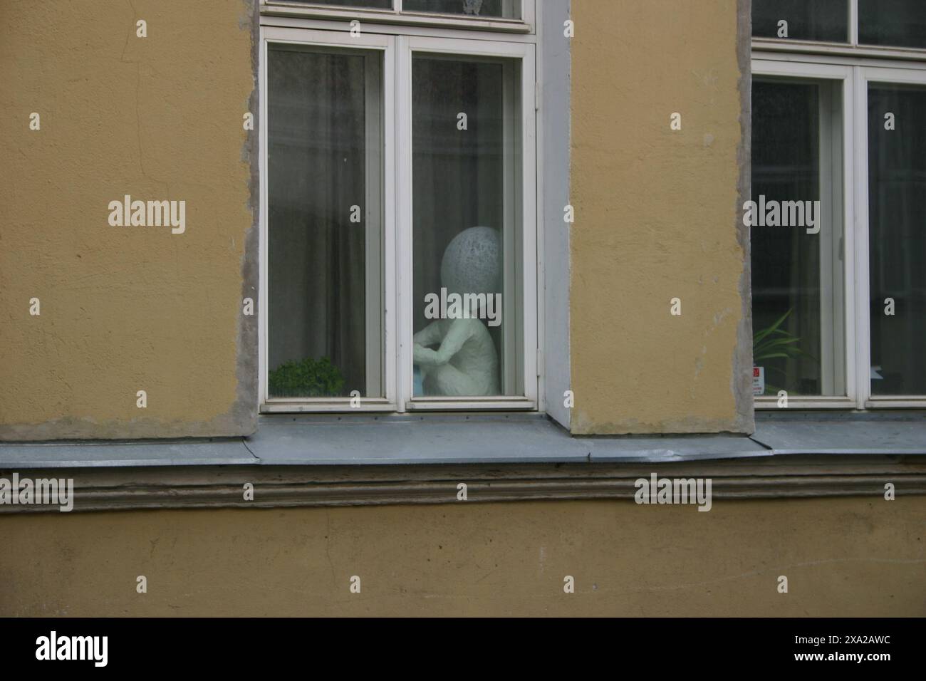 Man observing statue hi-res stock photography and images - Alamy