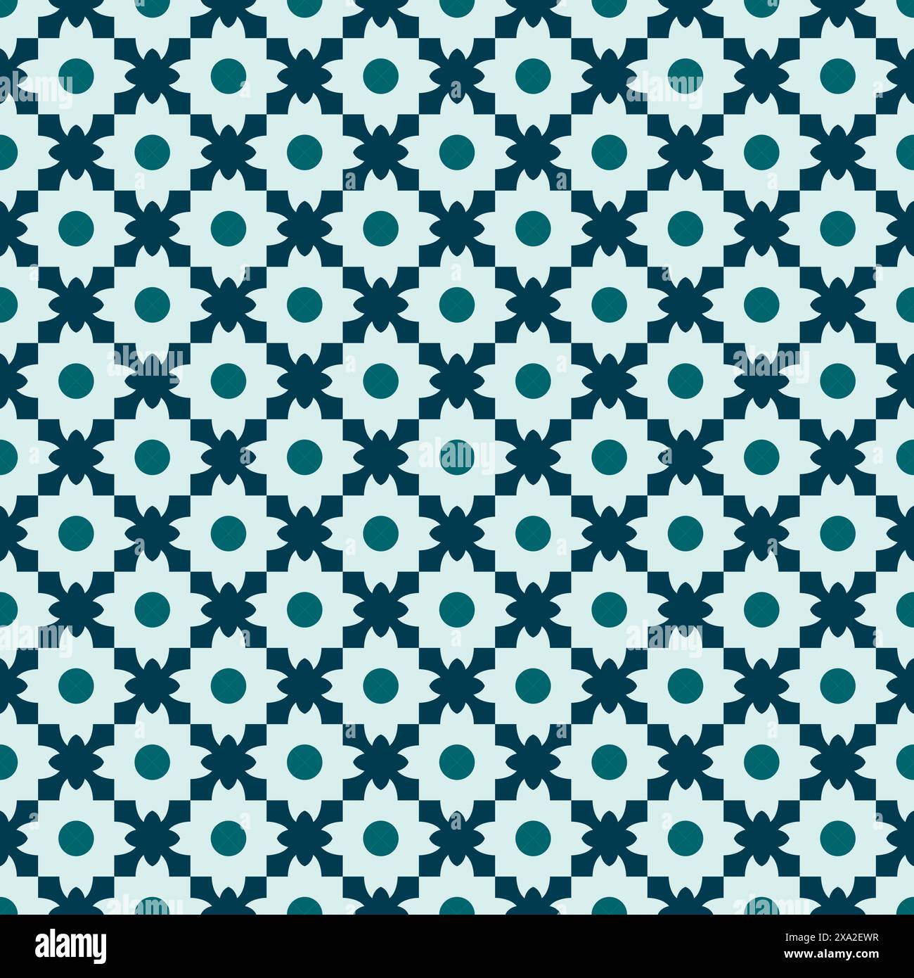 Floor or wall ceramic tile design, seamless pattern. Vector illustration. Patchwork background, geometric texture Stock Vector