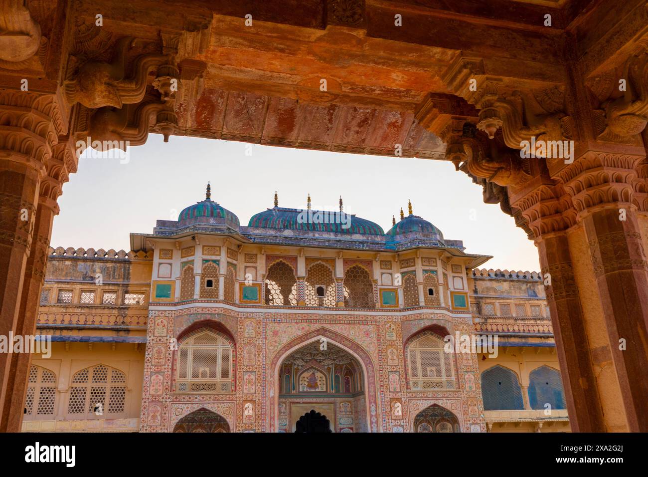 Ganesh Pol Entrance, Amber Fort, Amer, Rajasthan, India, South Asia ...