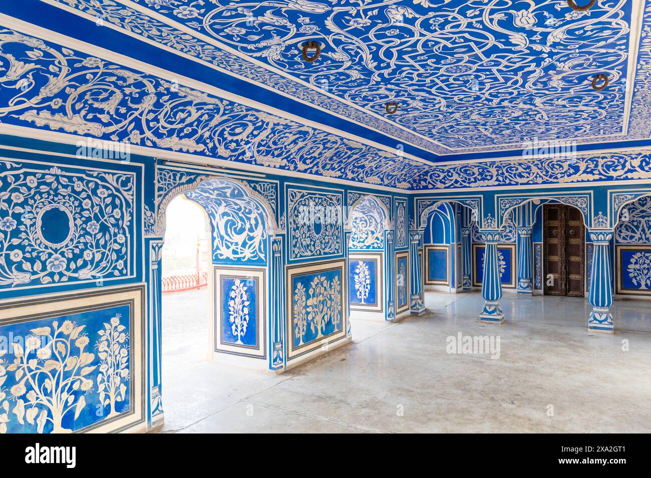 City palace blue room jaipur hi-res stock photography and images - Alamy