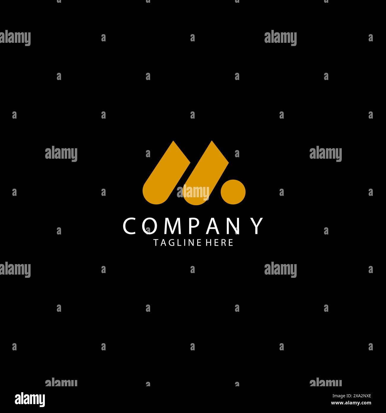abstract initial letter M vector logo design Stock Vector Image & Art ...