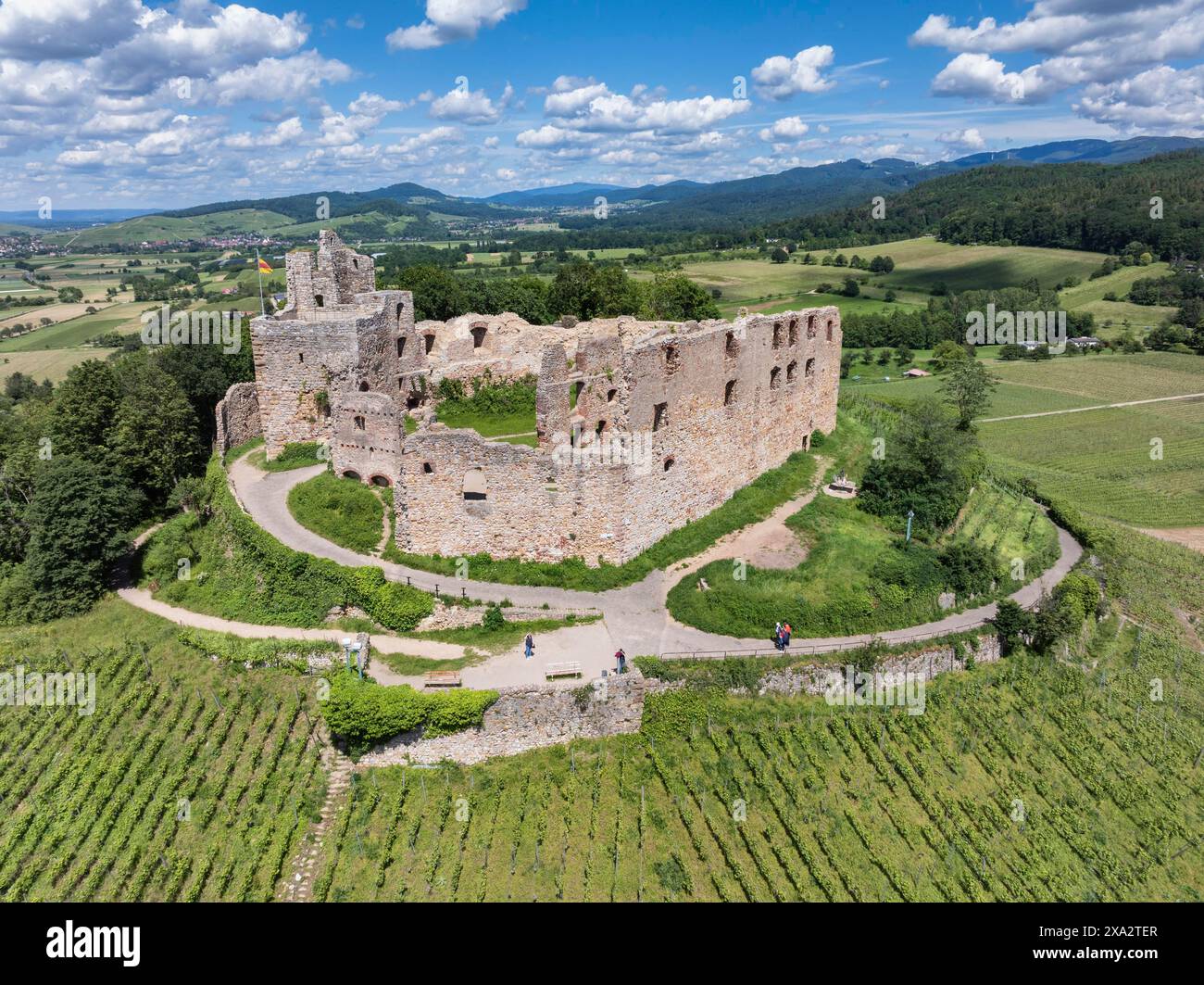 Aerial View Castle Staufen Hi res Stock Photography And Images Alamy
