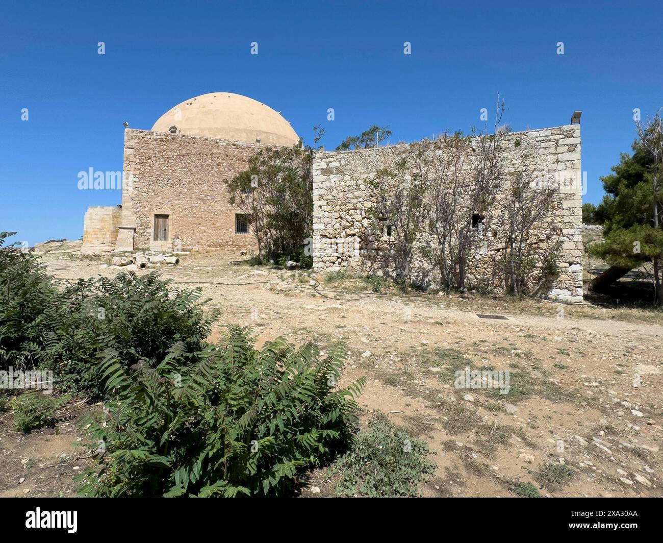 Left domed building of former Sultan Ibrahim Mosque built in 1646 after