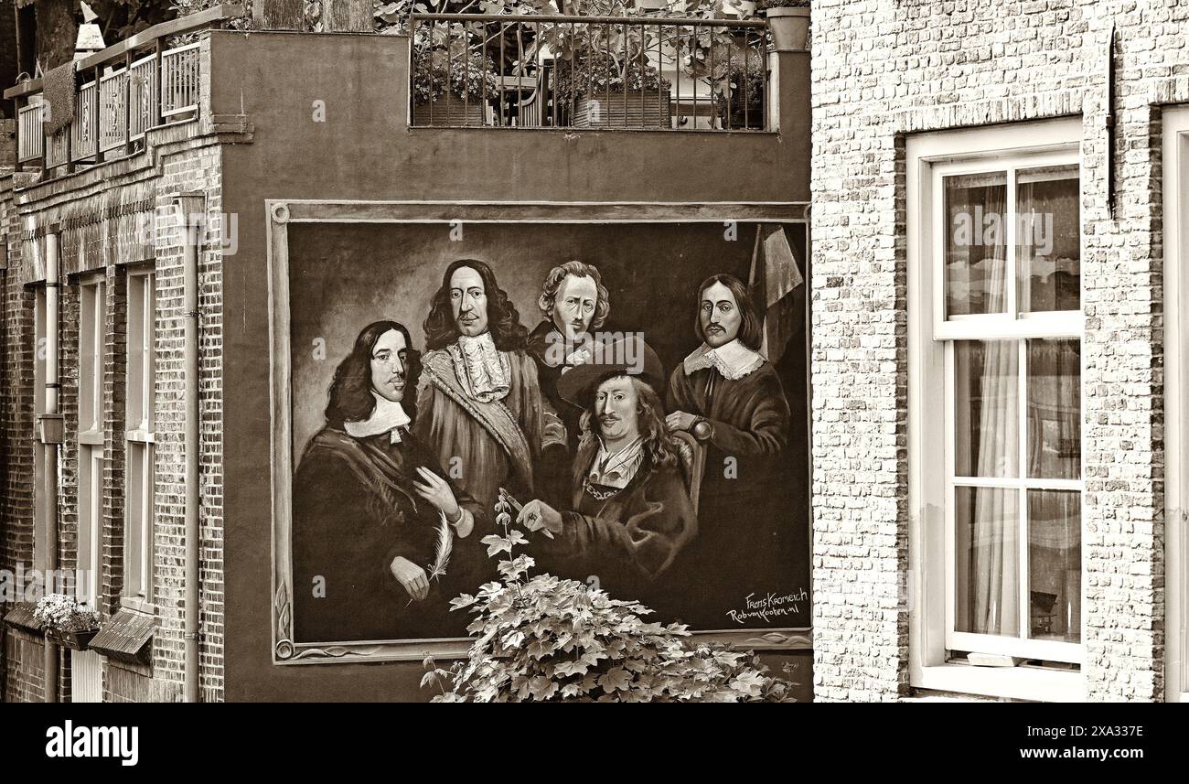 dordrecht-netherlands-2024-05-11-mural-depicting-five-prominent