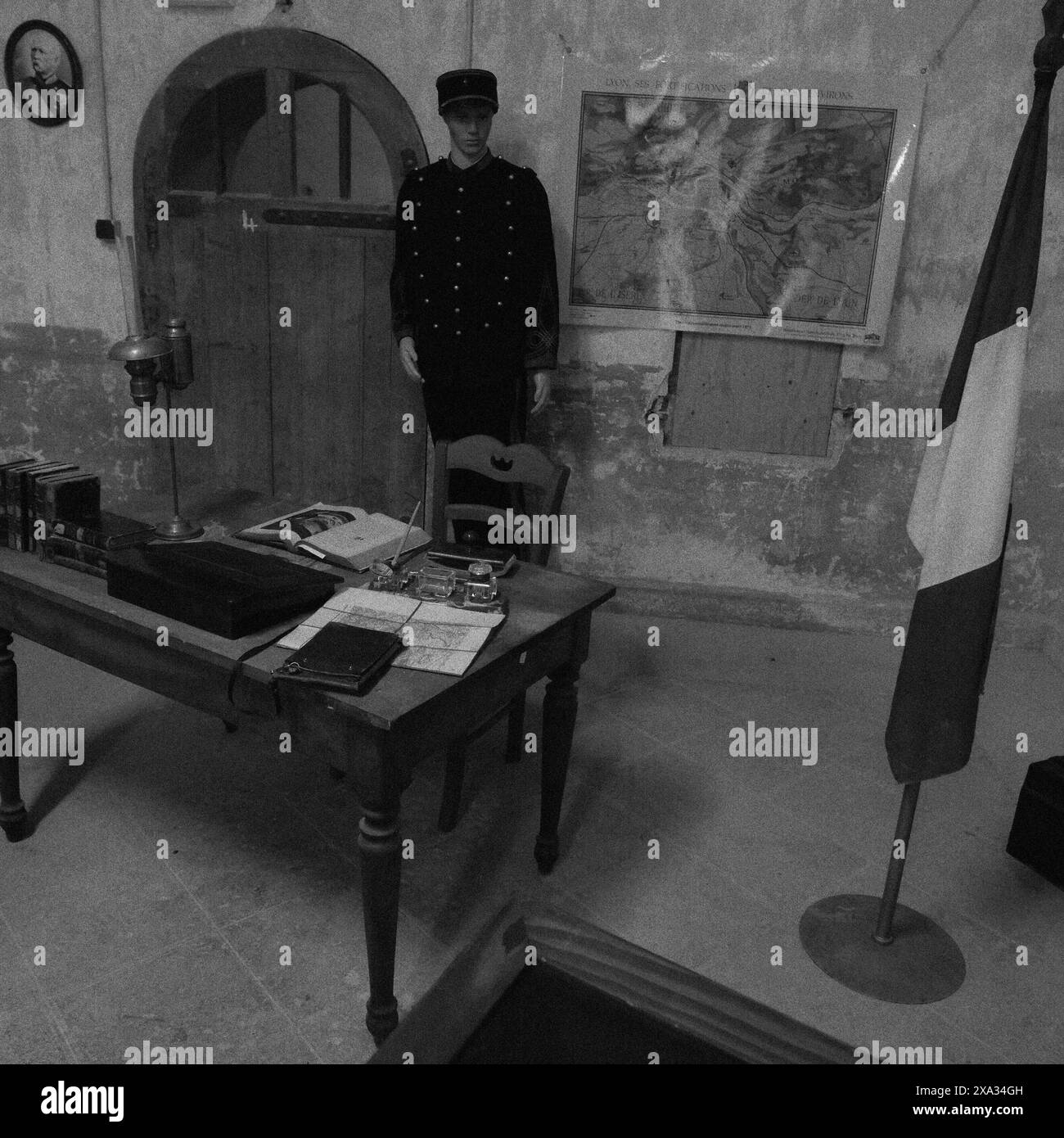 Daily life of the XIXth century soldier, fortress, part of Séré de ...