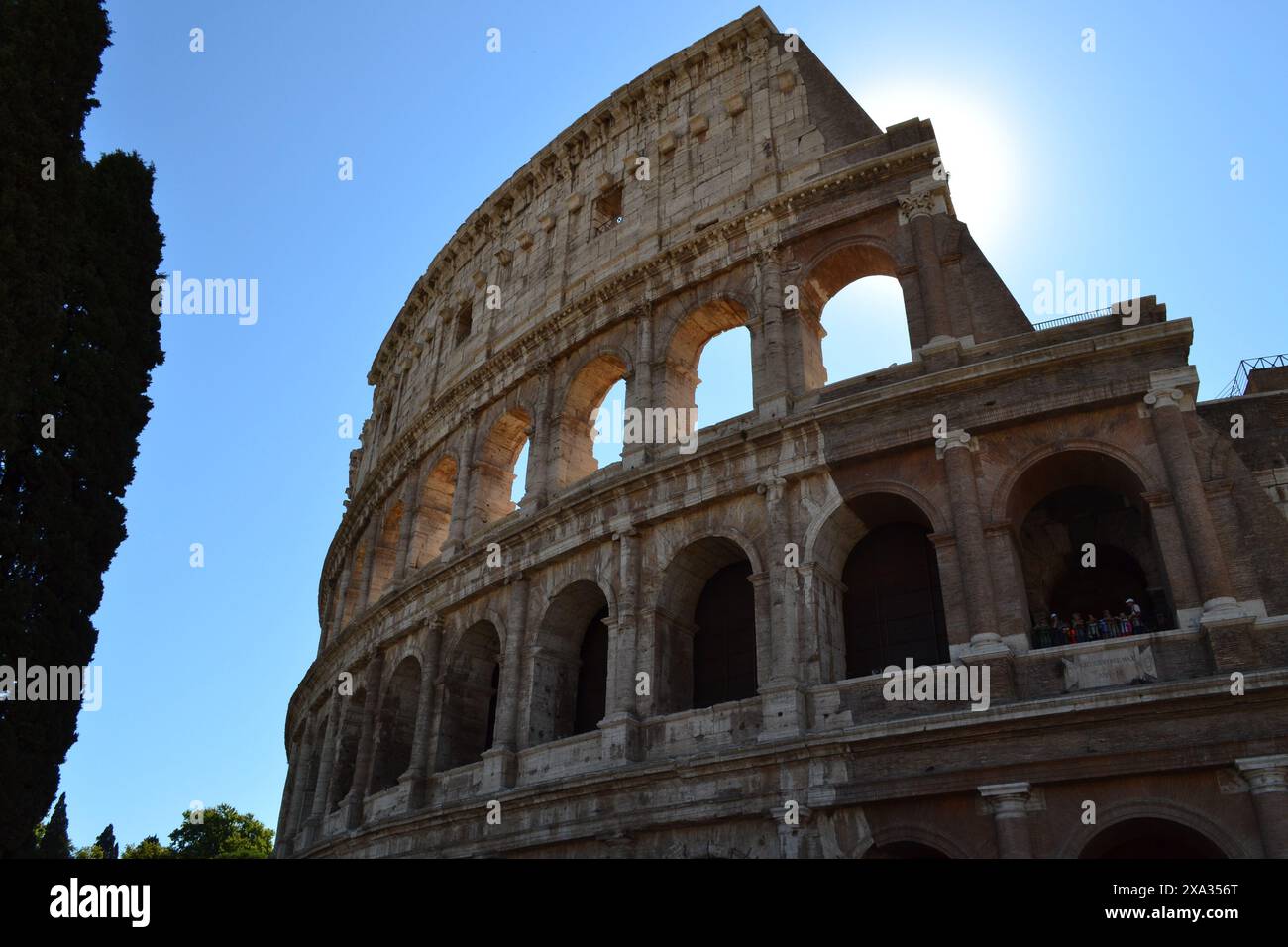 Colosseum in Rome Stock Photo