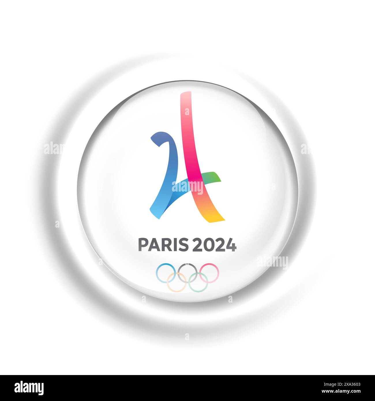 Paris 2024 - olympics Stock Photo