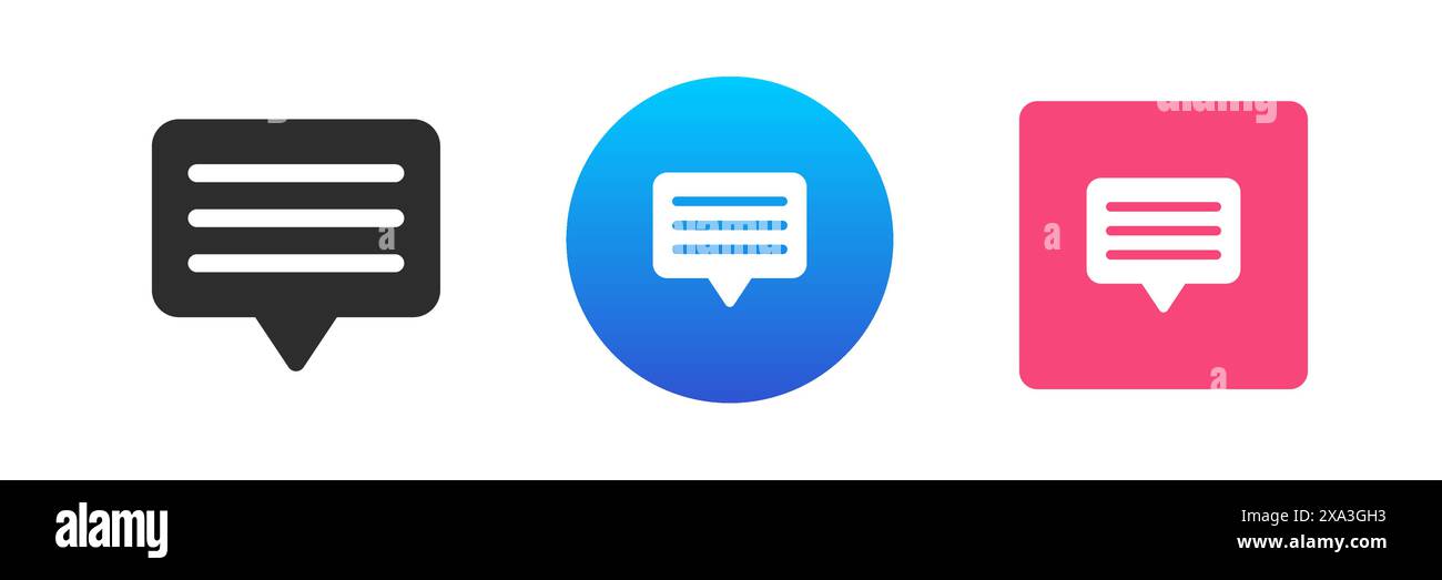 Quick conversation logo hi-res stock photography and images - Alamy