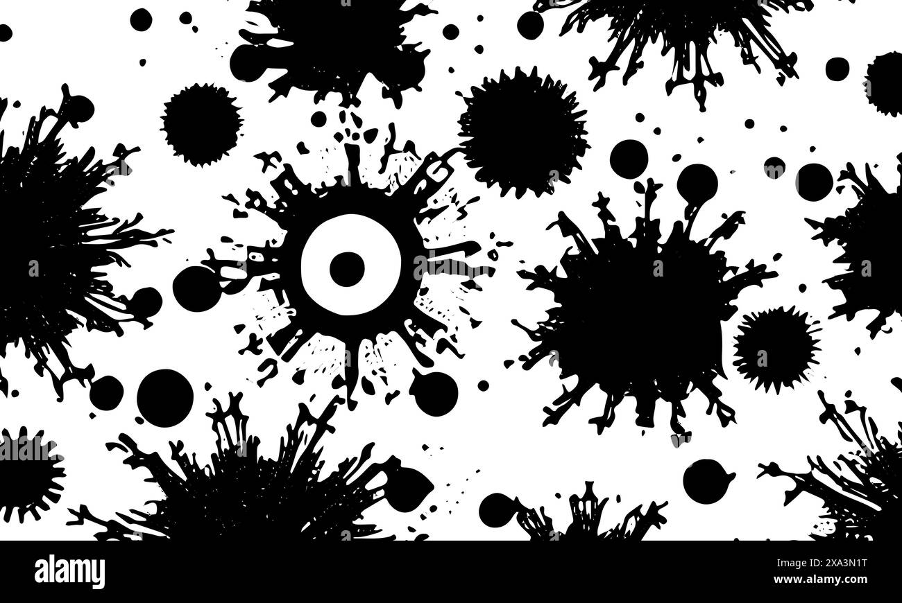 Grunge detailed black abstract texture Stock Vector Image & Art - Alamy