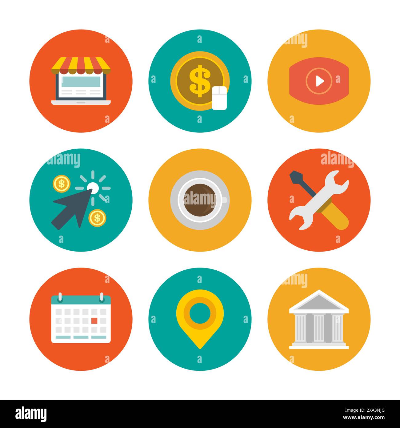 Digital cursor map Cut Out Stock Images & Pictures - Alamy
