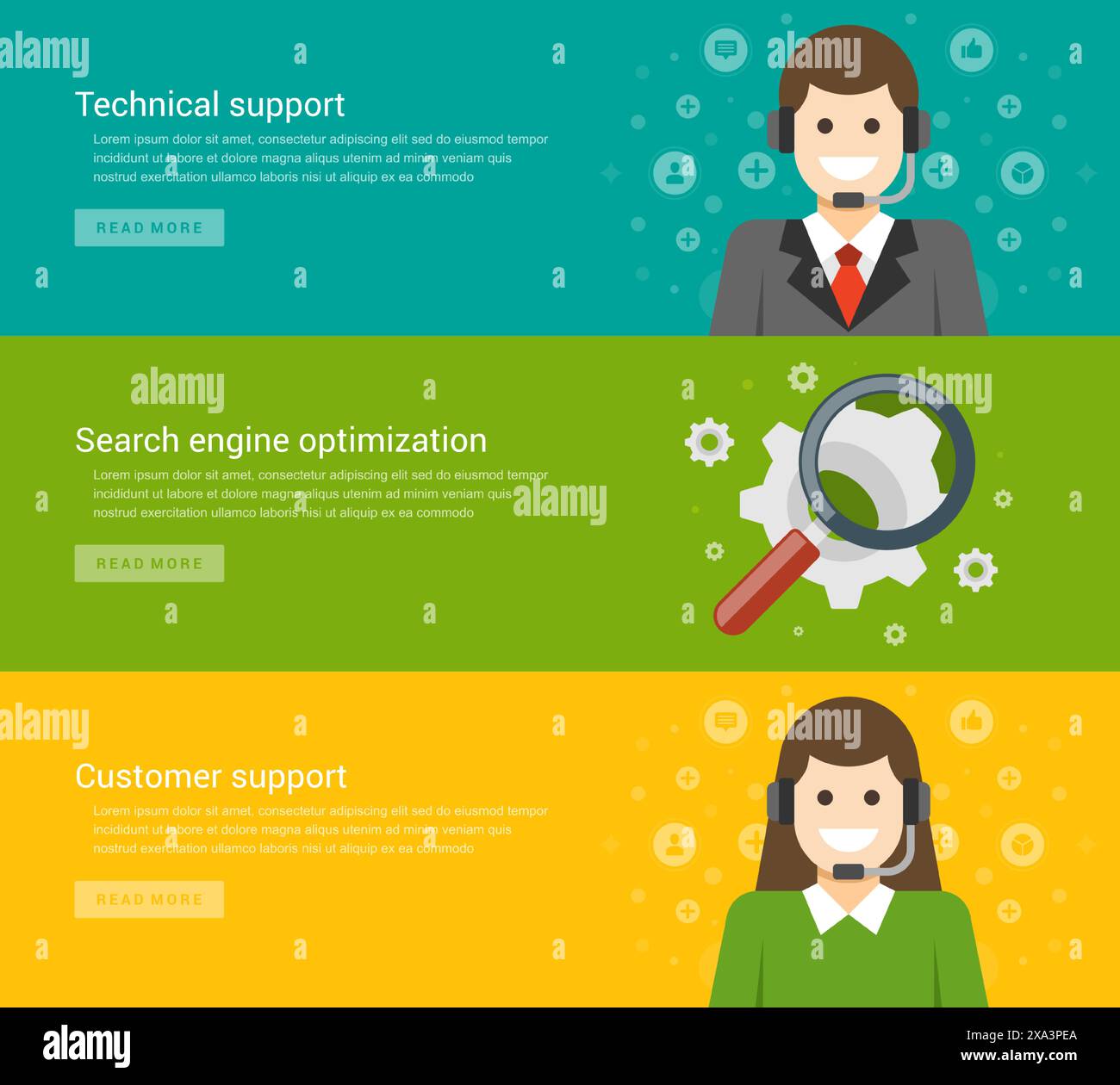 Woman man search for document Stock Vector Images - Alamy