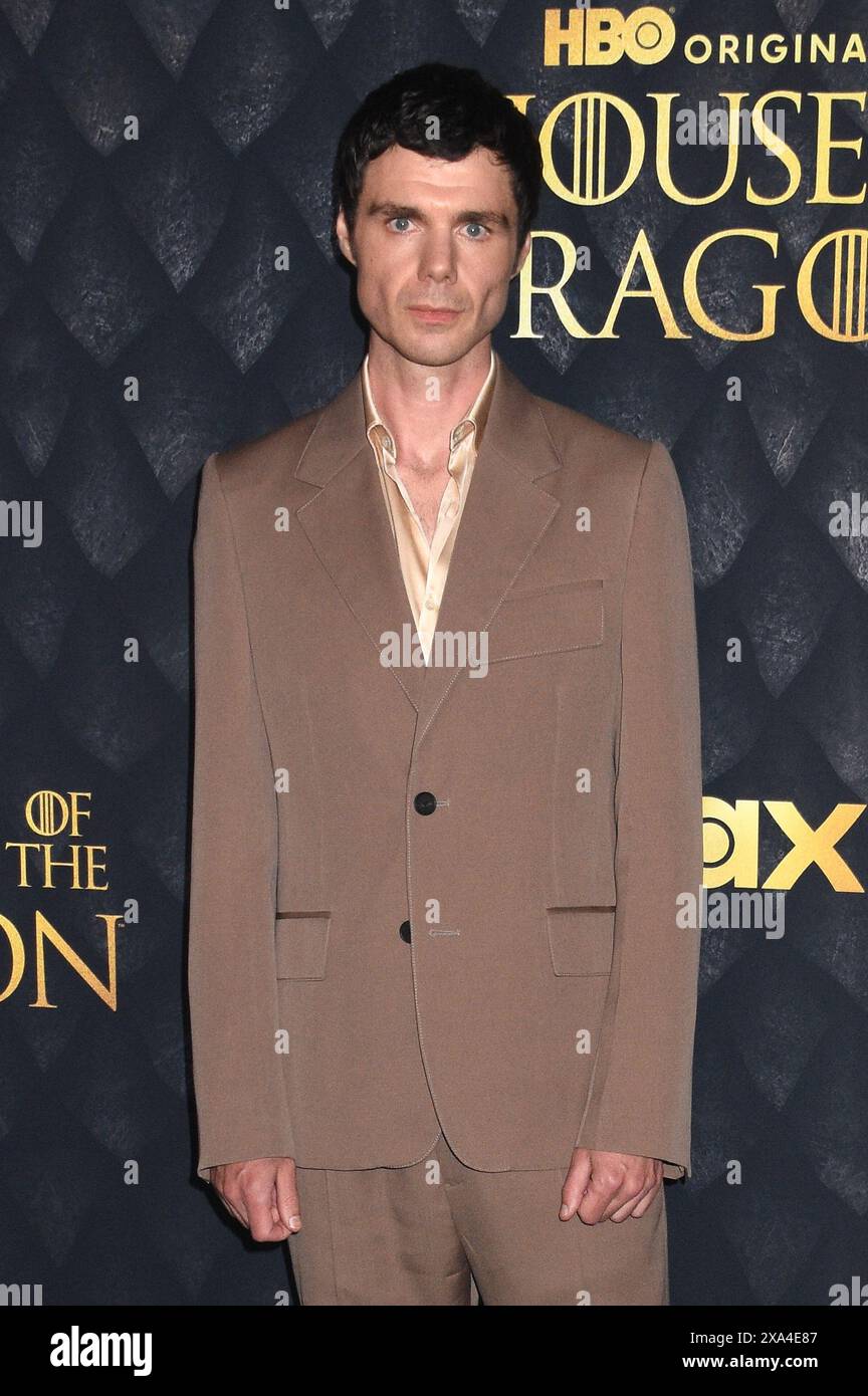 New York, NY, USA. 3rd June, 2024. Matthew Needham at HBOÕs season 2 premiere of House Of The Dragon at Hammerstein Ballroom at Manhattan Center in New York City on June 3, 2024. Credit: Mpi099/Media Punch/Alamy Live News Stock Photo