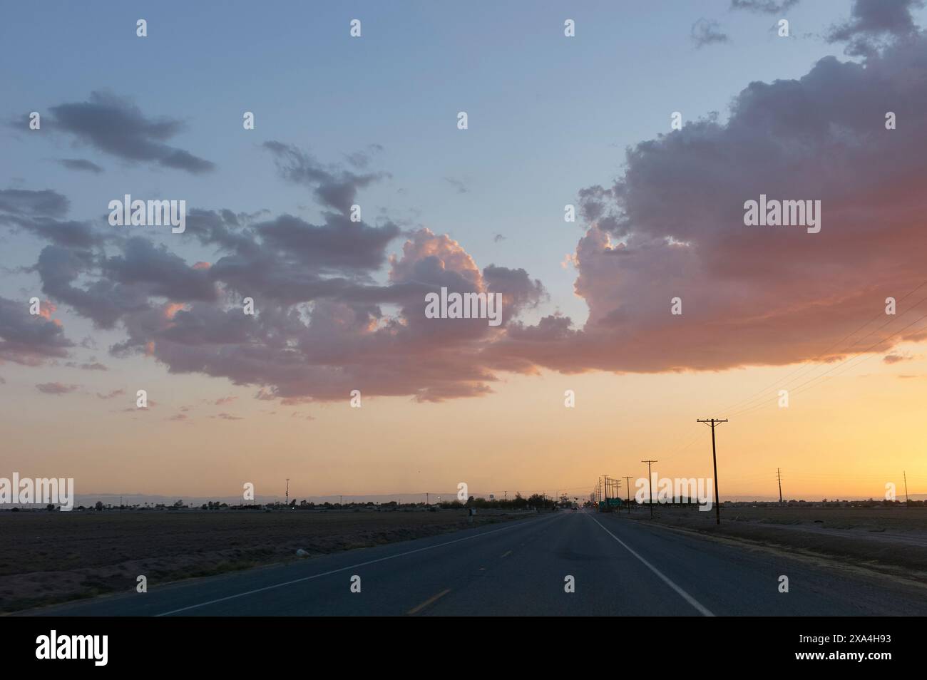 Serene sky with clouds hi-res stock photography and images - Alamy